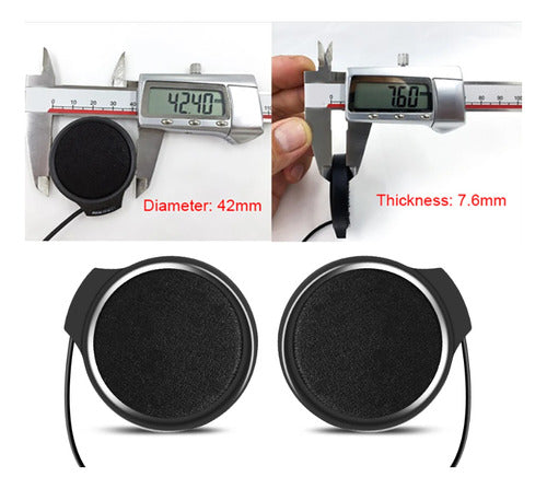 Auriculares Simil Intercomunicador Para Motos Bluetooth