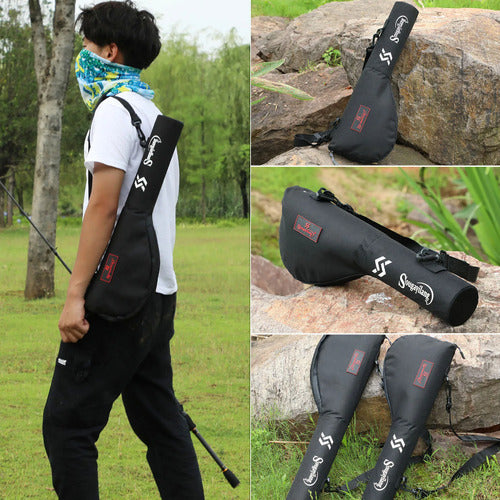 Combo De Pesca Con Mosca Caña Reel Tanza Estuche Moscas Kit