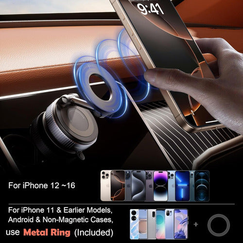 Soporte De Celular Gps Brazo Universal Ajustable Para Auto Blanco