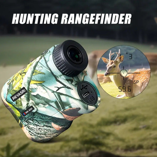 Telemetro Laser De Caza Tiro Golf Rangefinder 600m
