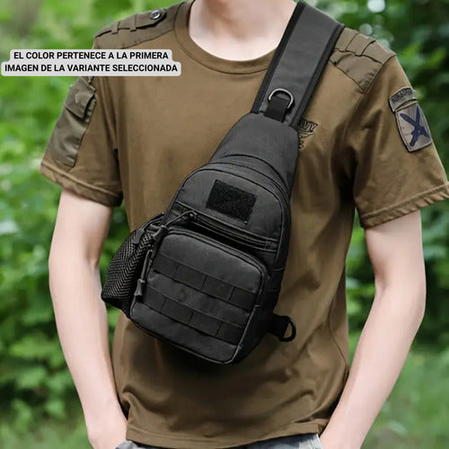 Morral Pechera Tactica Mochila Cruzada Para Camping Y Pesca
