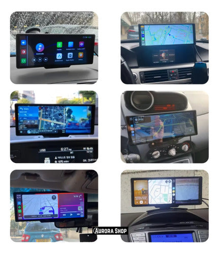 Pantalla Multimedia Carplay Universal Camara Frontal + 64 Gb