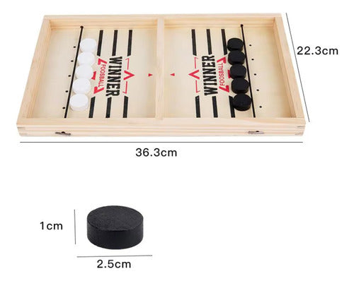 Juego Mesa De Tejo O Hockey Winner Foosball De Madera