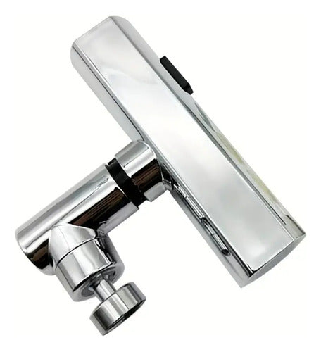 Cabezal Puntero Giratorio Canilla Cocina Universal 4 Modos Plateado Brillante