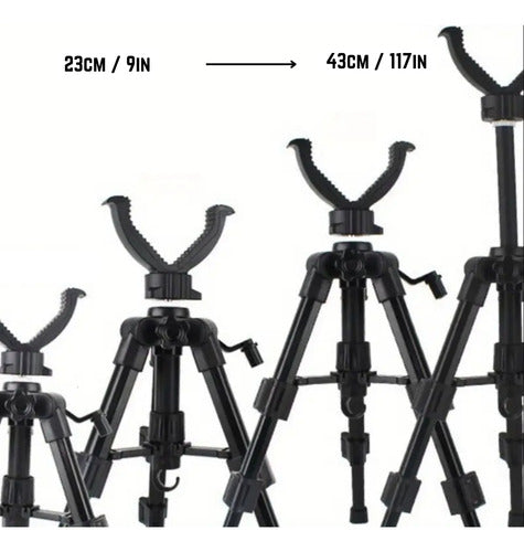 Tripode Para Caza Soporte V Tactico Para Rifles Armas Largas