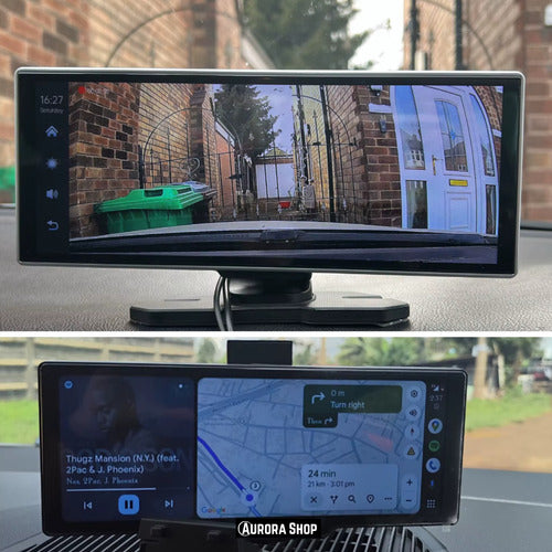 Pantalla Multimedia Carplay Universal Camara Frontal + 64 Gb