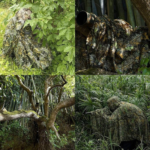 Capa Traje De Camuflaje Con Hojas 3d De Caceria O Fotografia