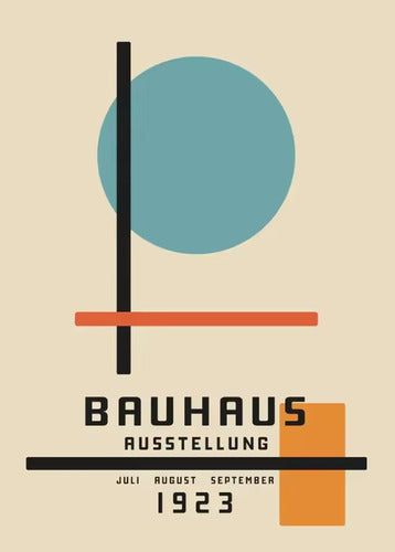 Cuadros Bauhaus Abstracto 40x60cm
