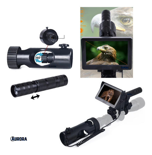 Adaptación Para Mira Telescópica Night Vision Visor Nocturno