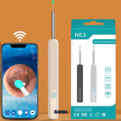 Limpiador Oido Otoscopio Inalámbrico Camara Hd Recargable