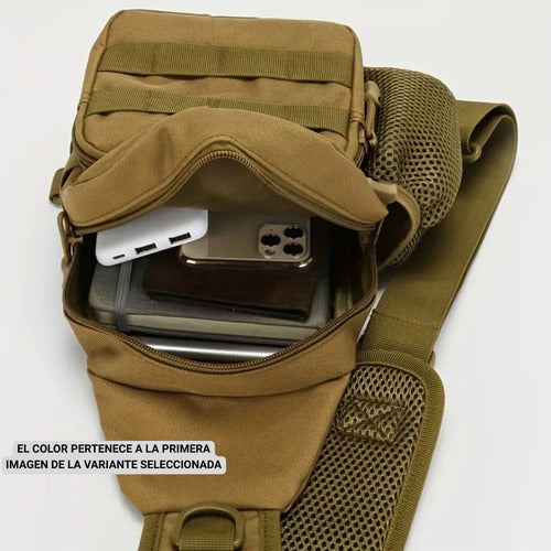 Morral Pechera Tactica Mochila Cruzada Para Camping Y Pesca