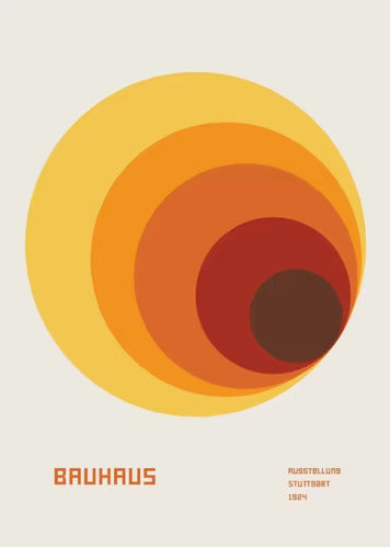 Cuadros Bauhaus Abstracto 40x60cm