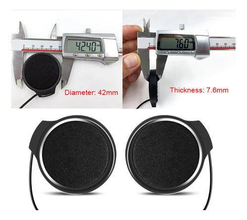 Auriculares Simil Intercomunicador Para Motos Bluetooth