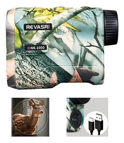 Telemetro Laser De Caza Tiro Golf Rangefinder 1000m