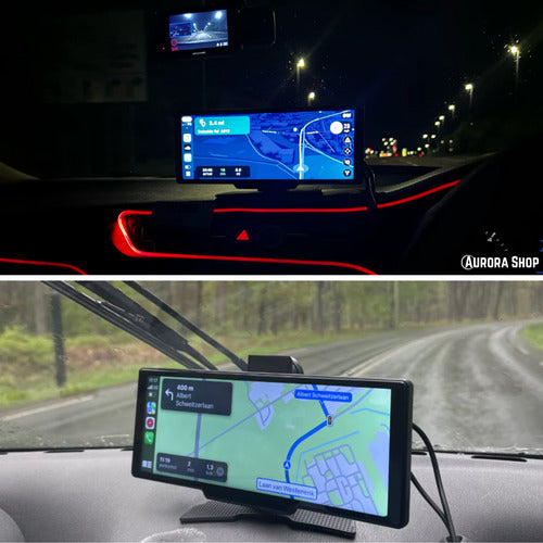 Pantalla Multimedia Carplay Universal Camara Frontal + 64 Gb