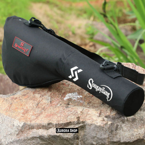Combo De Pesca Con Mosca Caña Reel Tanza Estuche Moscas Kit