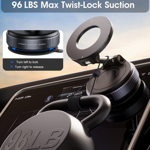 Soporte De Celular Gps Brazo Universal Ajustable Para Auto Negro