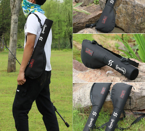Combo De Pesca Con Mosca Caña Reel Tanza Estuche Moscas Kit