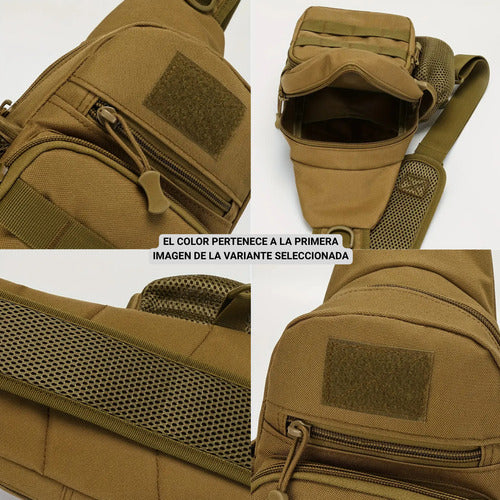 Morral Pechera Tactica Mochila Cruzada Para Camping Y Pesca