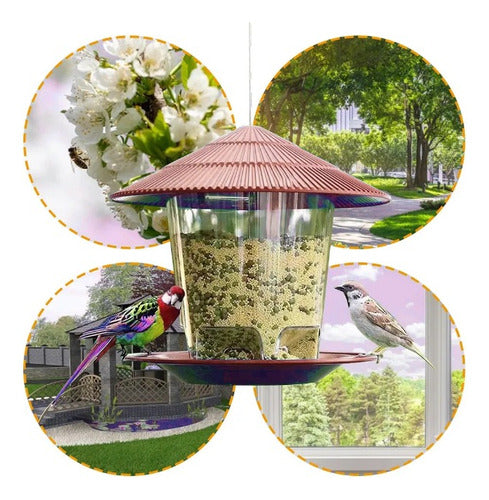 Comederos De Aves Pajaros De Jardin Alimentador O Semillero