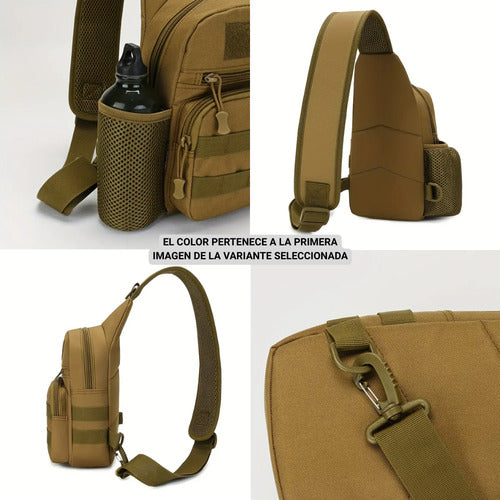 Morral Pechera Tactica Mochila Cruzada Para Camping Y Pesca
