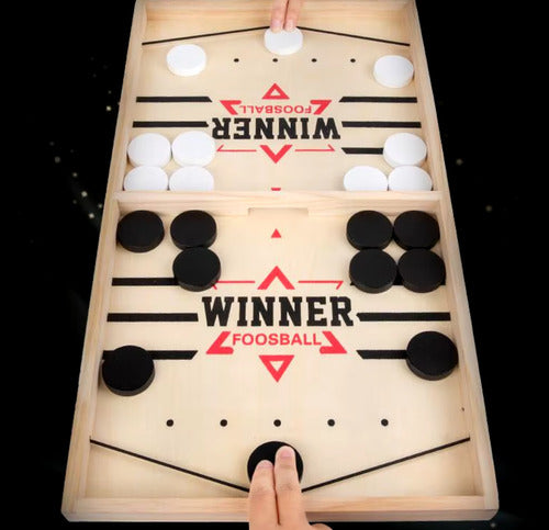 Juego Mesa De Tejo O Hockey Winner Foosball De Madera