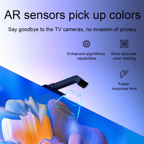 Cinta Tira Luces Led Rgb Sincroniza Colores De Tv O Monitor