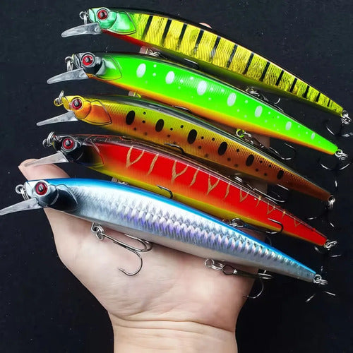 Señuelos Pack Artificiales Cebos De Pesca Variado Minnow Variado