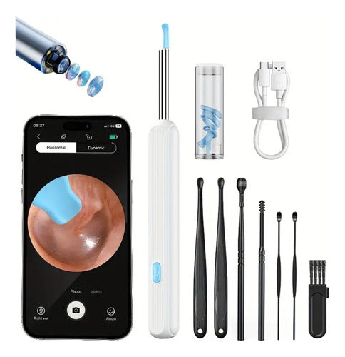 Limpiador Oido Otoscopio Inalámbrico Camara Hd Recargable