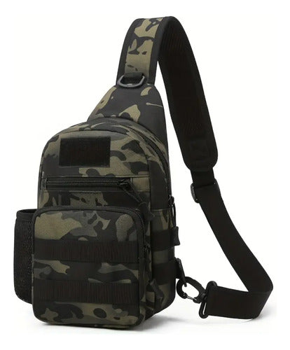 Morral Pechera Tactica Mochila Cruzada Para Camping Y Pesca