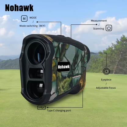 Telemetro Laser De Caza Tiro Golf Rangefinder 1000m