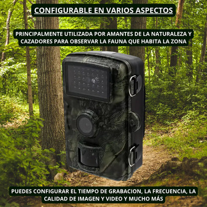 Cámara Trampa De 16mp Sensor De Movimiento Infrarrojo + Sd