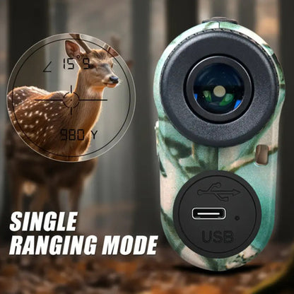 Telemetro Laser De Caza Tiro Golf Rangefinder 1000m
