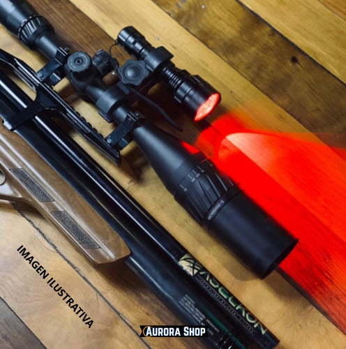 Linterna De Caza Táctica Con Soporte Para Mira De Rifle Accs