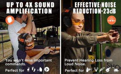 Protector Auditivo Electónico Prohear Machete Tiro Con Funda
