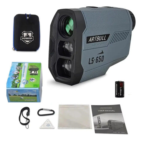 Telemetro Laser Rangefinder Artbull 650m - Caza Y Tiro Golf