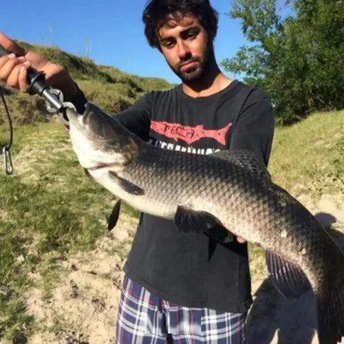 Combo De Pesca Pinza De Corte Pinza Boga Grip Y Saca Anzuelo Negro