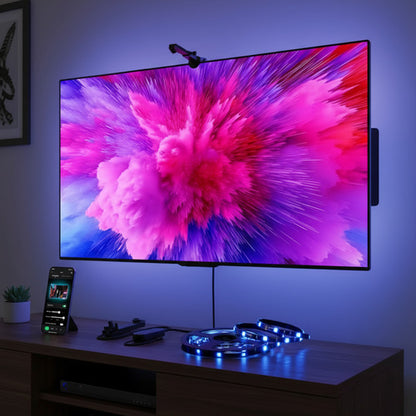 Cinta Tira Luces Led Rgb Sincroniza Colores De Tv O Monitor