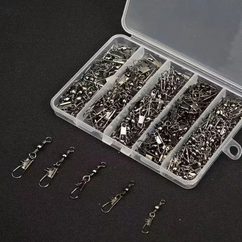 Destorcedor Mosqueton Caja Pack Pesca Rio Laguna Costa