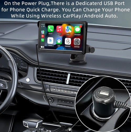 Radio Multimedia Pantalla Android Apple Carplay + Camara 7''