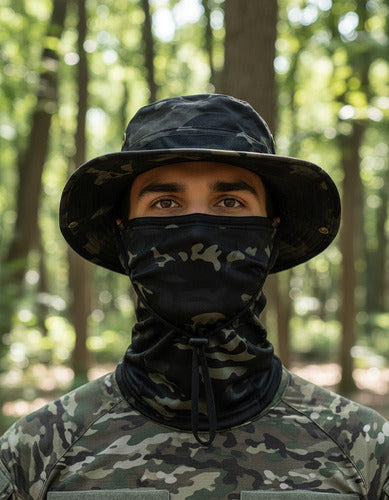 Gorro Sombrero Pasamontañas Con Uv Para Pesca Caza Camping