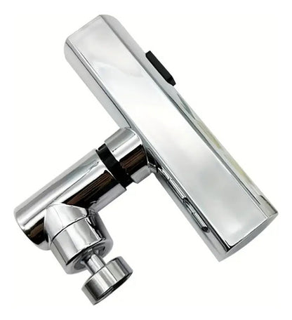 Cabezal Puntero Giratorio Canilla Cocina Universal 4 Modos Plateado Brillante