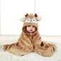 Toalla Para Bebes Con Capucha De Animales Super Adorables Opción 1