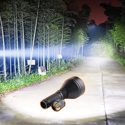 Linterna Táctica Super Potente De Caza O Camping Black Fox Blanco Con Soporte Magnético