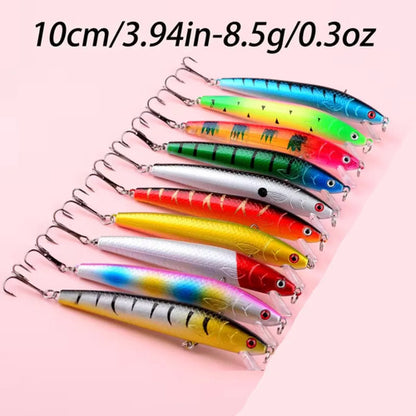 Señuelos Pack Artificiales Cebos De Pesca Variados Minnow Variados