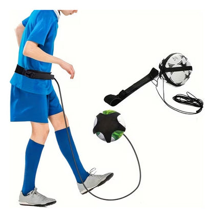 Cinturon Elastico De Entrenamiento Para Futbol Negro Universal
