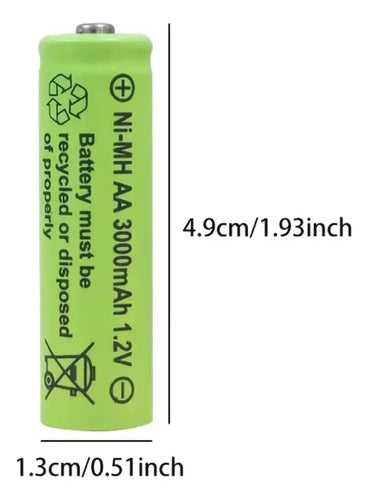 Cargador Pilas Aa/aaa + Baterias Pack X8 Aa Recargables Usb