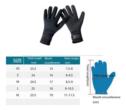 Capucha Medias Y Guantes De Neopreno Natacion Surf Buceo 5mm
