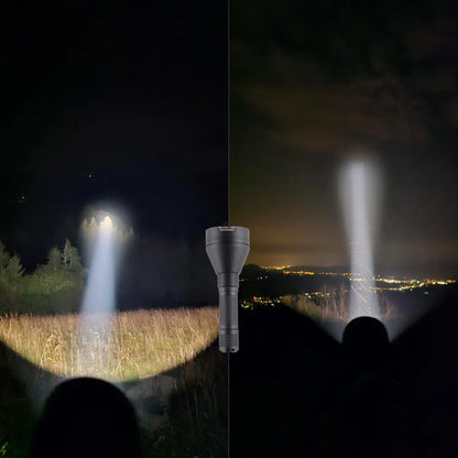 Linterna Táctica Super Potente De Caza O Camping Black Fox Blanco Con Soporte Magnético
