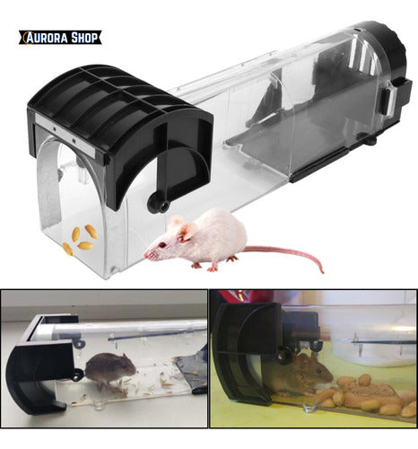 Trampa Para Ratones Ratas Automatica Vivos Sin Dolor  Activacion Por Peso